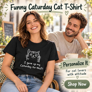 Grappig Caturday Kat Liefhebber T-Shirt