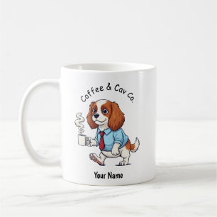 Grappig Cavalier King Charles Zakelijke Pak Koffie Koffiemok