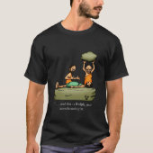 Grappig Caveman Anesthesioloog Cartoon T-Shirt! T-shirt (Voorkant)