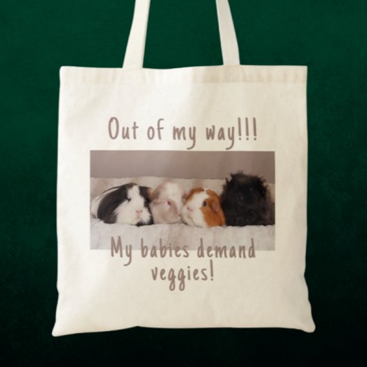 Grappig cavia Canvas tas 