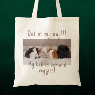 Grappig cavia Canvas tas 