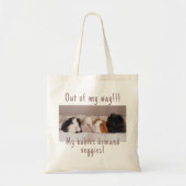 Grappig cavia Canvas tas  (Voorkant)