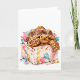 Grappig Chagrijnig Aquarel Gelukkig Verjaardagscad Kaart
