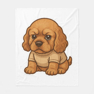 Grappig Chagrijnig Hond Persoonlijk Geschenk Custo Fleece Deken