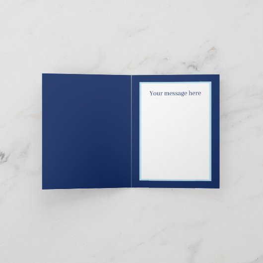 Grappig chagrijnig oud man Bericht toevoegen Kaart (Binnen)