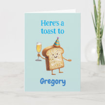 Grappig Champagne Toast Karakter voor Mannen, Borr