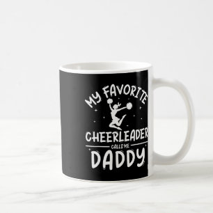 Grappig Cheerleading Cheer Papa T-shirt Trots Vade Koffiemok