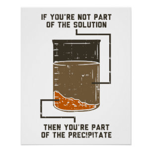 Grappig Chemie Laboratorium Grap Perfect Poster