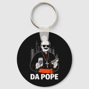 Grappig Chicago Paus Leo XIV Graphic Sleutelhanger
