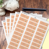 Grappig chick binnen ei retour adres labels