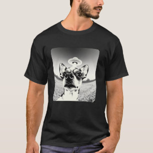 Grappig Chihuahua Selfie Alien UFO Hondenliefhebbe T-shirt