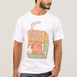 Grappig Chill Juice Capybara Goedgekeurd Juice Box T-shirt