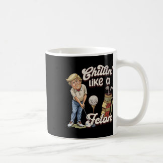 Grappig Chillen Als Een Misdadiger Trump Golf 2024 Koffiemok