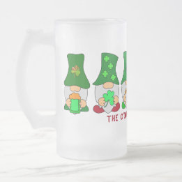 Grappig Chillen met Mijn Gnomies St. Patricksdag Matglas Bierpul