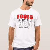 Grappig Christelijk Bijbelcitaat T-shirt (Voorkant)
