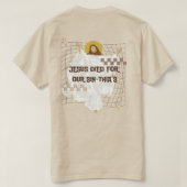Grappig Christelijk Tshirt (Design achterkant)