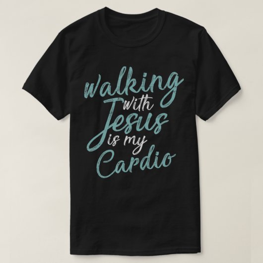 Grappig Christelijk Workout dio Gift Jesus Christ  T-shirt (Design voorkant)