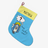 Grappig Christelijke kerststaartschapen Grote Kerstsok (Voorkant (Hangend))