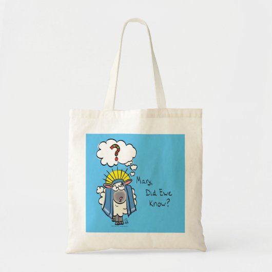 Grappig Christelijke kerststaartschapen Tote Bag (Voorkant)