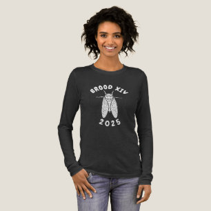 Grappig Cicada Brood XIV 2025 Natuur Bug Lover Tri-Blend Shirt