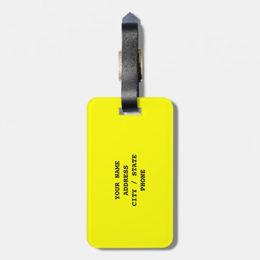 Grappig citaat bagagelabel | Ik ben liever in Miam (Achterkant verticaal)