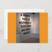 Grappig citaat briefkaart (Voorkant / Achterkant)