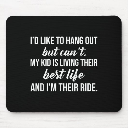 Grappig citaat dat ik graag zou willen ophangen, m muismat (Voorkant)