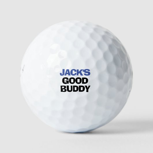 Grappig citaat Goede vriend gepersonaliseerd Golfballen (Voorkant)