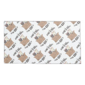 Grappig citaat Home is waar je kat is Kussensloop (Achterkant)