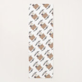 Grappig citaat Home is waar je kat is Yogamat (Achterkant)