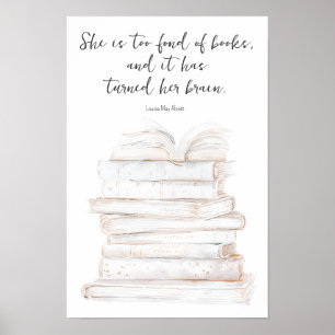 Grappig citaat over Little Women boekliefhebber Poster