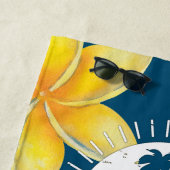 Grappig citaat strand wees gek strandlaken (In situ)