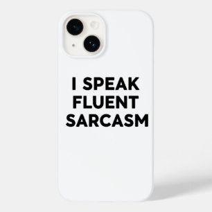: Grappig citaat Telefoonhoesje - Ik spreek vloeie Case-Mate iPhone 14 Hoesje