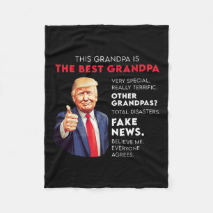 Grappig citaat van Donald Trump voor conservatieve Fleece Deken