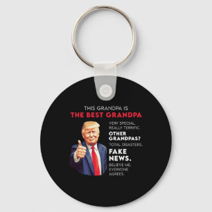 Grappig citaat van Donald Trump voor conservatieve Sleutelhanger