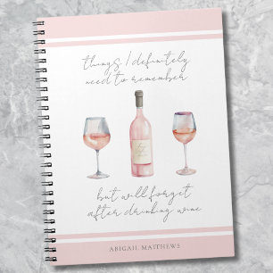 Grappig citaat vergeten te doen notitieboek