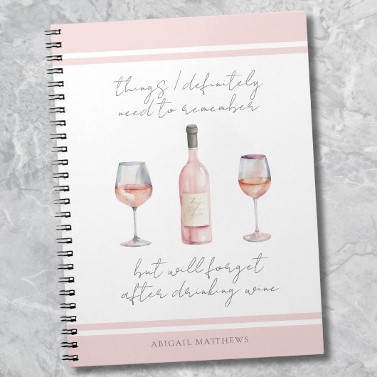 Grappig citaat vergeten te doen notitieboek