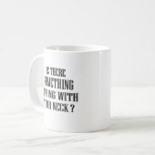 Grappig citaat zegt dat er iets mis is... koffiemok (Voorkant links)