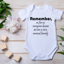 Grappig citeert baby cadeaus humor van familiecade