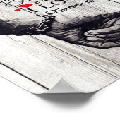 Grappig citeren aan mijn man | Gift for Husband | Poster (Hoek)