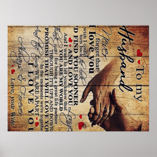 Grappig citeren aan mijn man   Gift for Husband   Poster