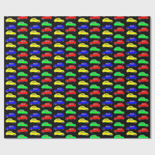 Grappig Citroën 2 cv Betegeld Patroon Cadeaupapier