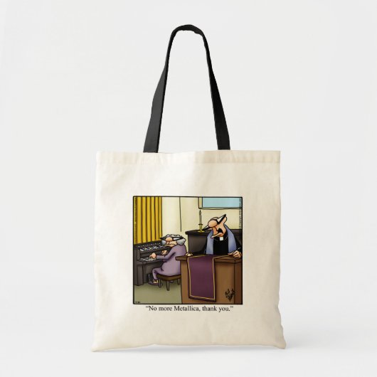 Grappig Clergyman Canvas tas Gift (Voorkant)