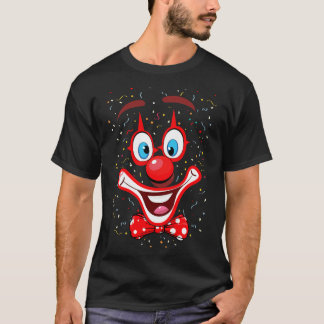 Grappig clowngezicht T-shirt