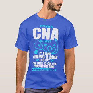 Grappig CNA werk gecertificeerd verpleegkundig ass T-shirt