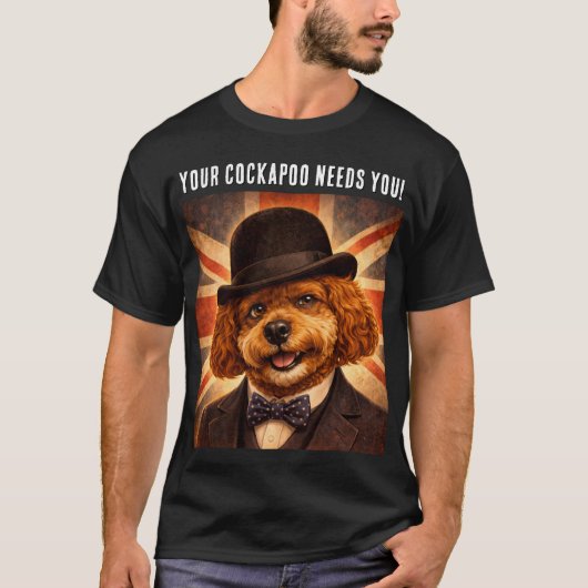 Grappig Cockapoo Cadeau Liefhebber T-Shirt (Voorkant)