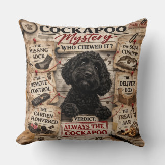 Grappig Cockapoo Kussen unieke cadeau