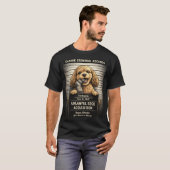 Grappig Cockapoo Mugshot T-shirt Cadeau (Voorkant volledig)