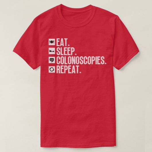 Grappig colonoscopie cadeau 14 t-shirt (Design voorkant)