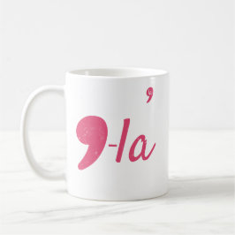 Grappig Comma La Kamala Harris 2024 Verkiezing Har Koffiemok